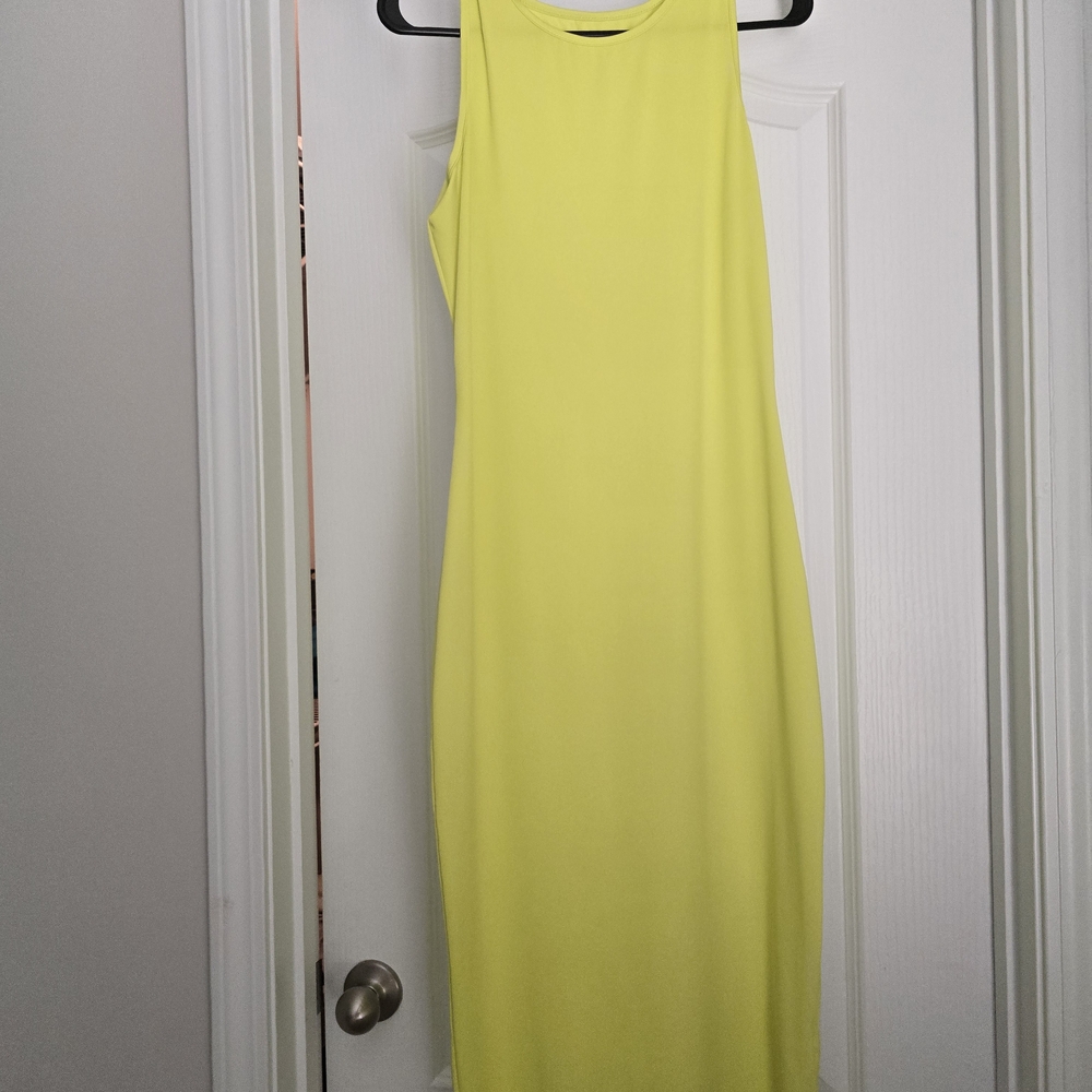 Sleeveless Yellow Dress